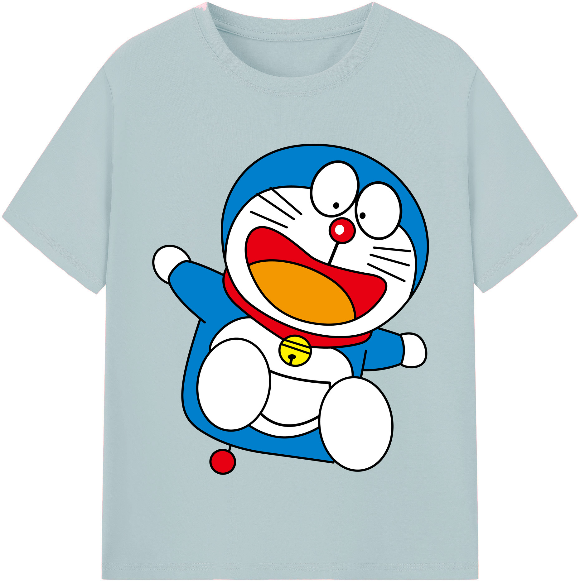 （画像用） ドラえもん Doraemon 綿100％半袖Tシャツ（フロントプリント）
